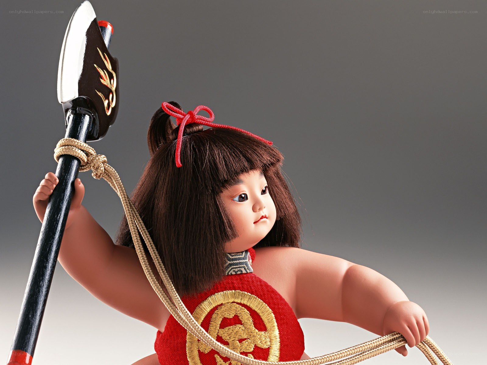 Japanese doll with axe