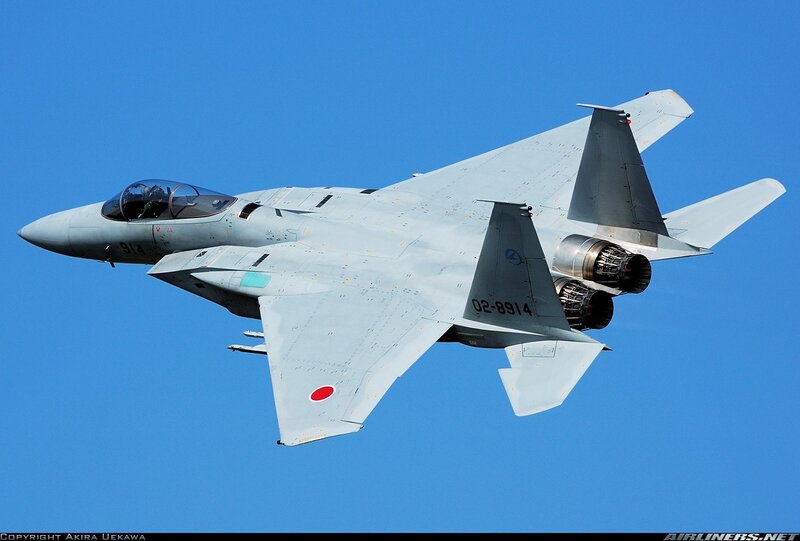 Japanese Fighter Jet — Blue, Dynamic