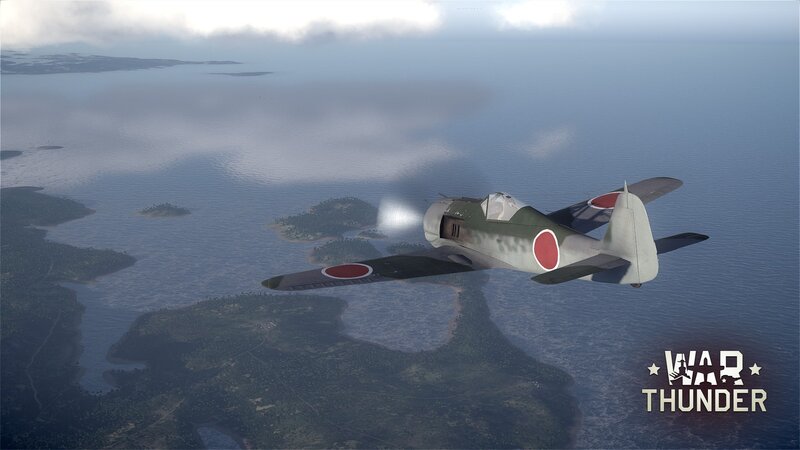 Japanese Fighter Plane — Green, Serene