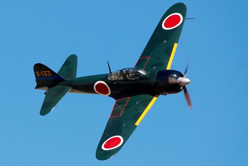 Japanese Fighter Plane — Green