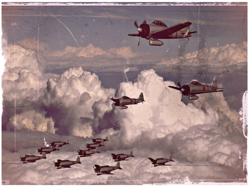 Japanese Fighter Planes — Gray