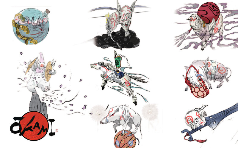 Japanese folklore character designs