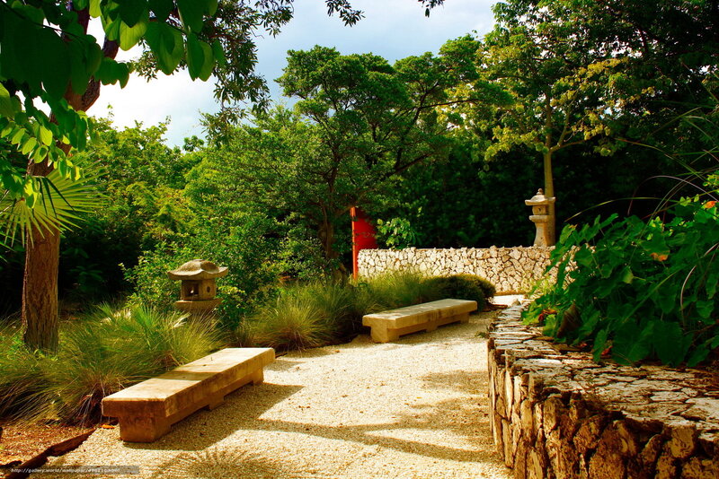 Japanese garden path
