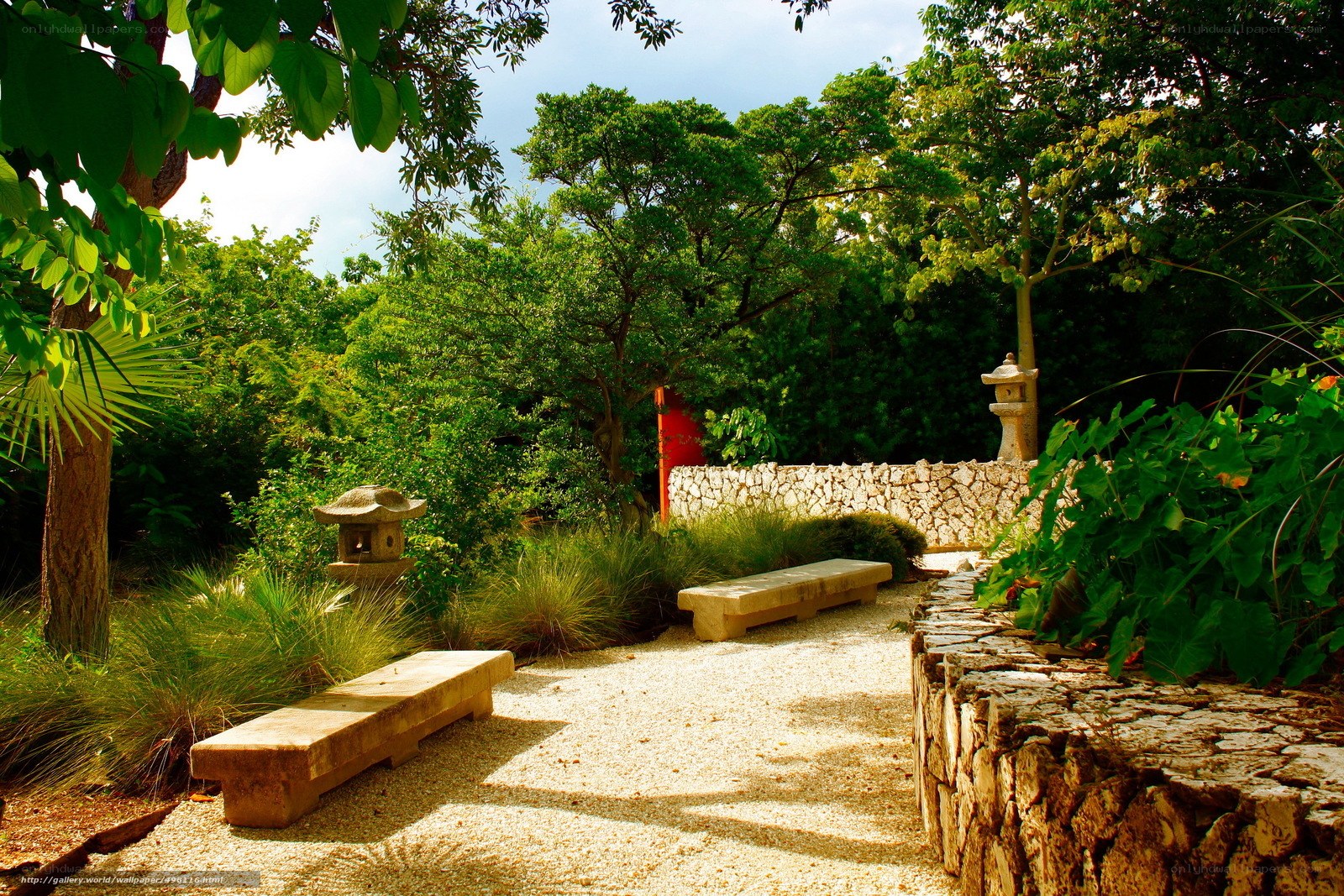 Japanese garden path