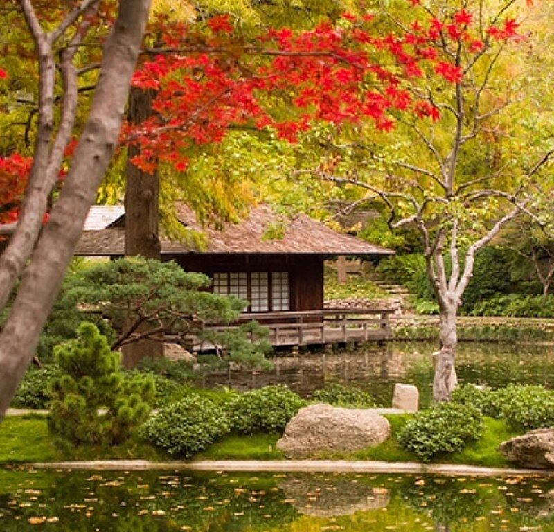 Japanese Garden Pavilion — Green