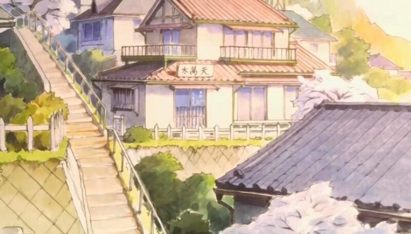 Japanese House on Hillside