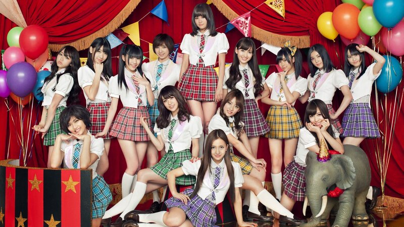 Japanese idol group photo