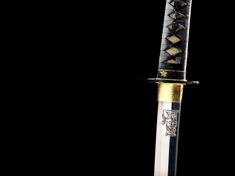Japanese katana sword