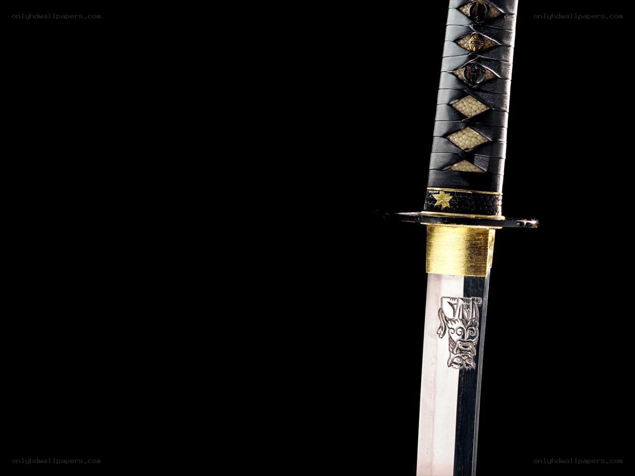 Japanese katana sword