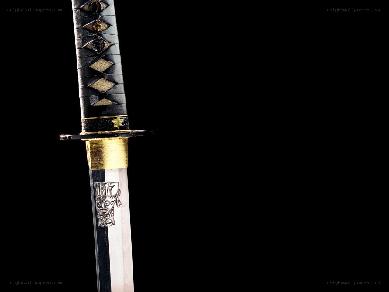 Japanese katana sword
