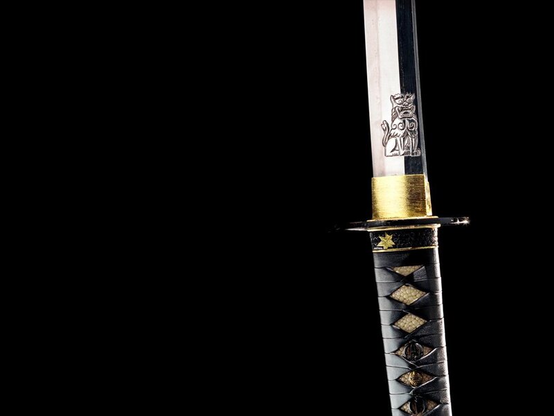 Japanese katana sword