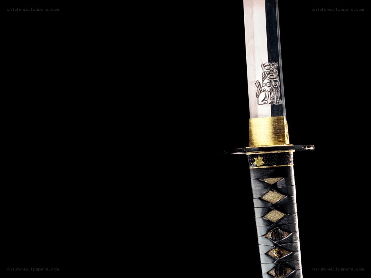 Japanese katana sword