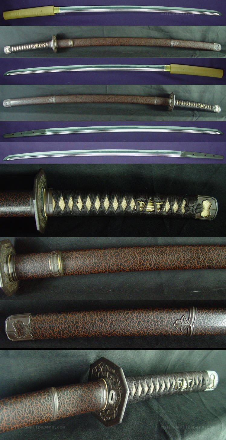 Japanese katana sword