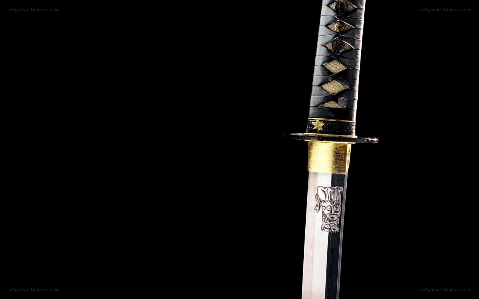 Japanese katana sword