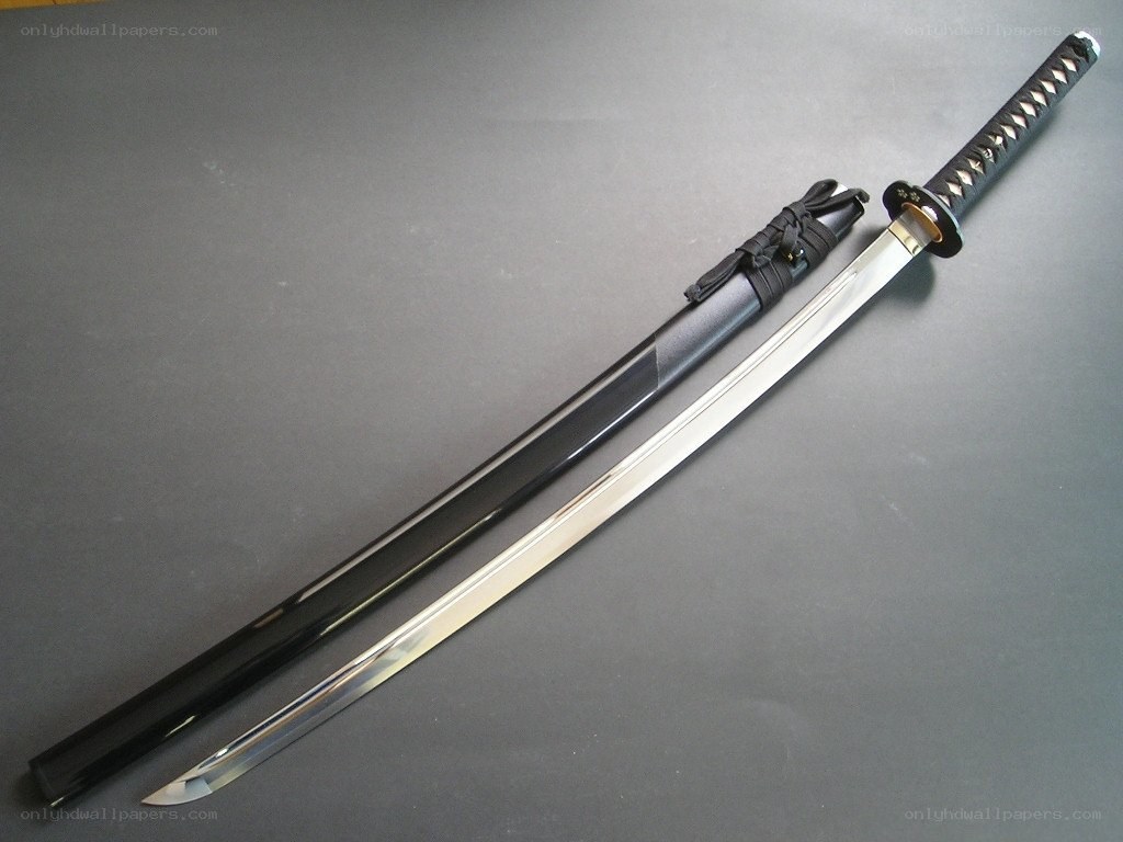 Japanese katana sword