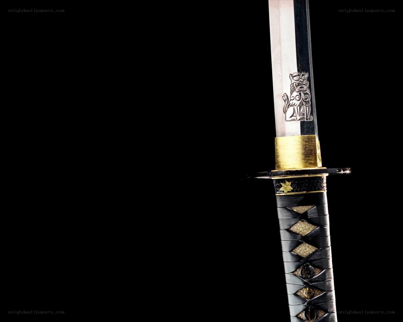 Japanese katana sword
