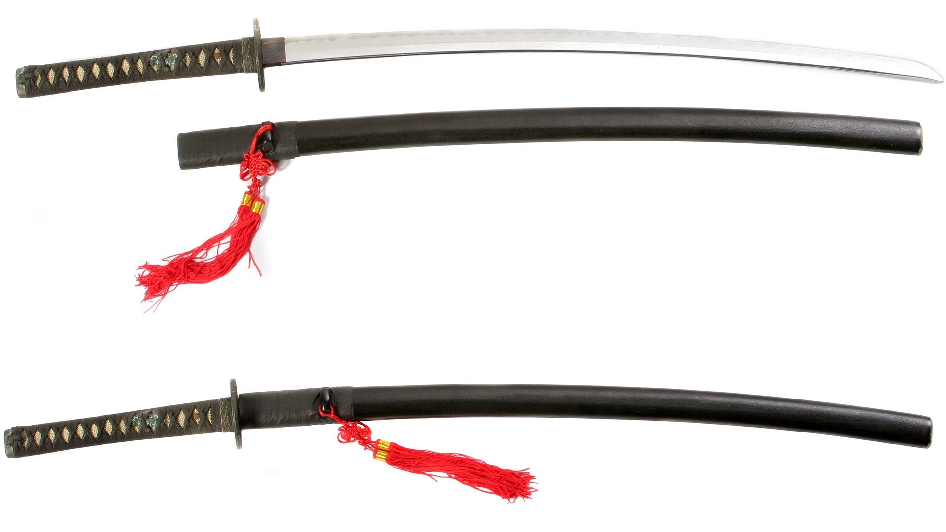 Japanese katana swords