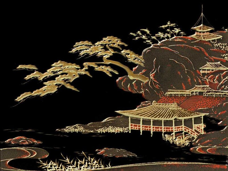 Japanese landscape painting