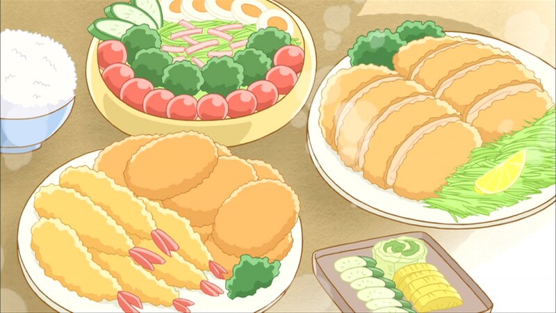 Japanese Meal Spread — Yellow