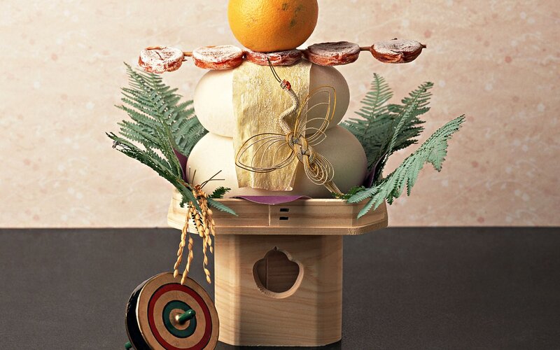 Japanese New Year Decoration — Beige, Serene