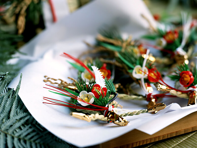 Japanese New Year Decorations — Green