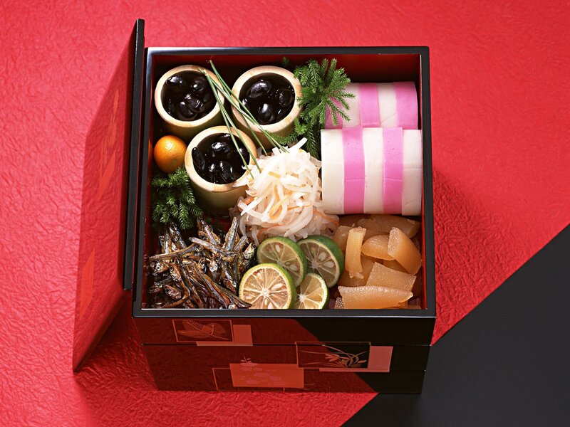 Japanese New Year food box