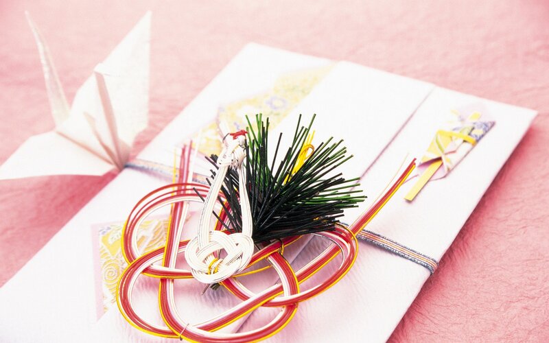 Japanese New Year gift decoration