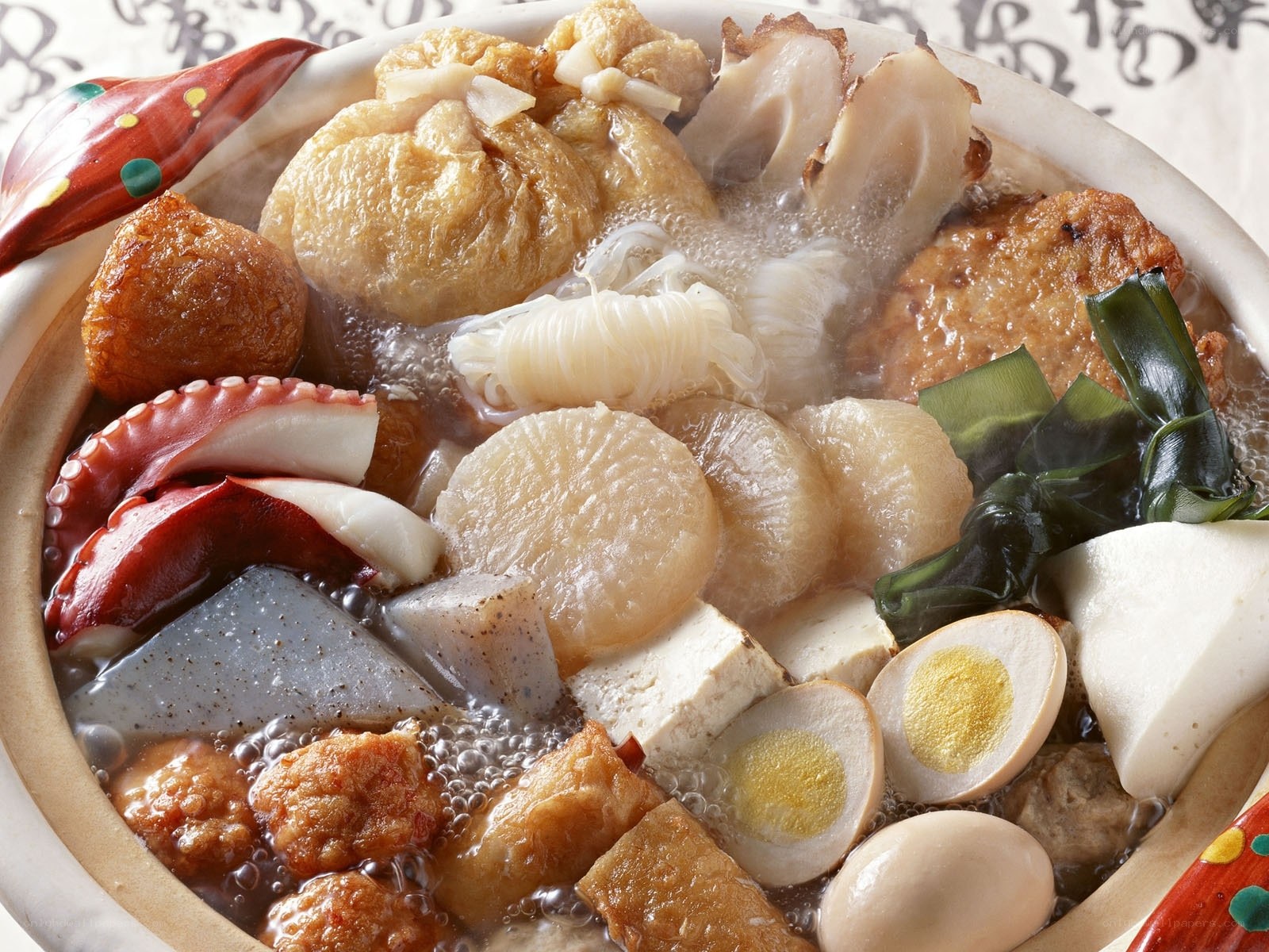 Japanese oden hot pot
