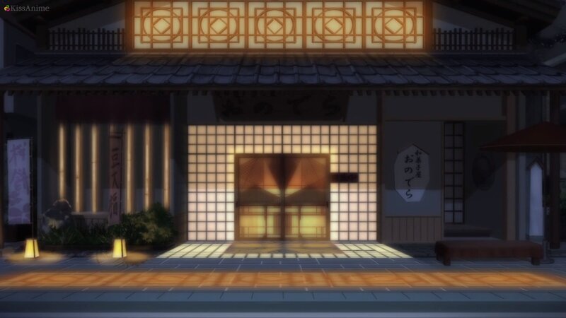 Japanese Restaurant at Night