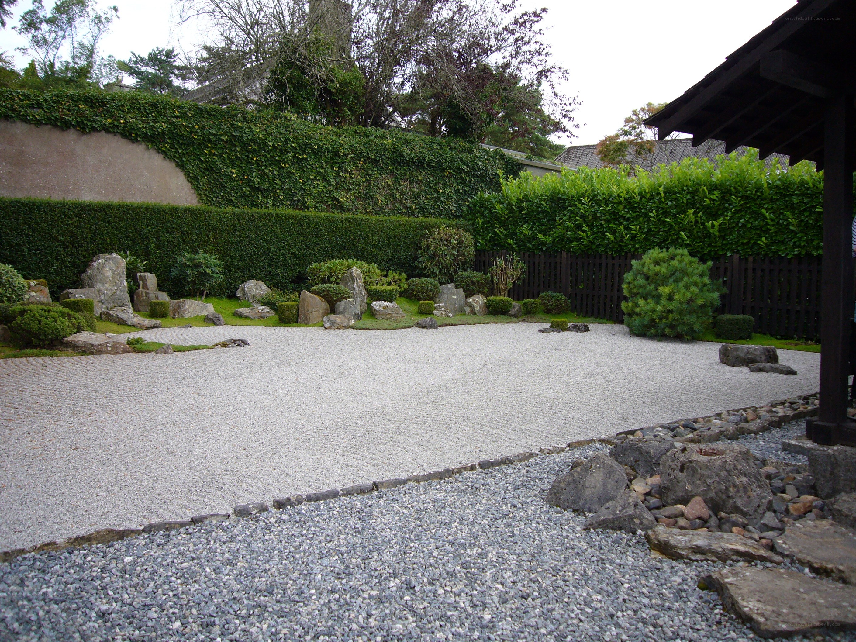 Japanese rock garden