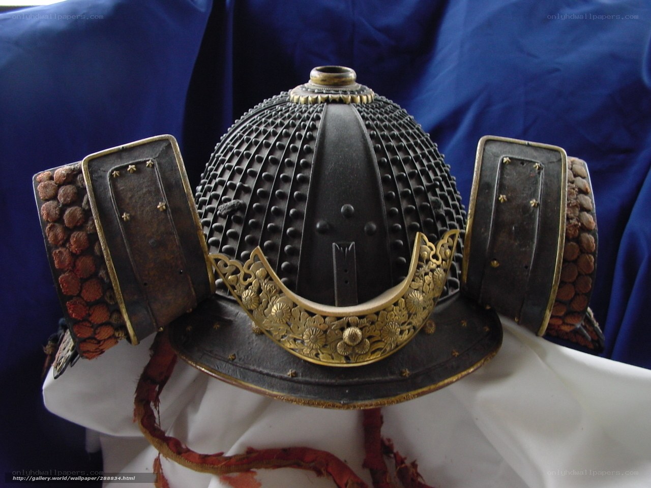 Japanese samurai helmet
