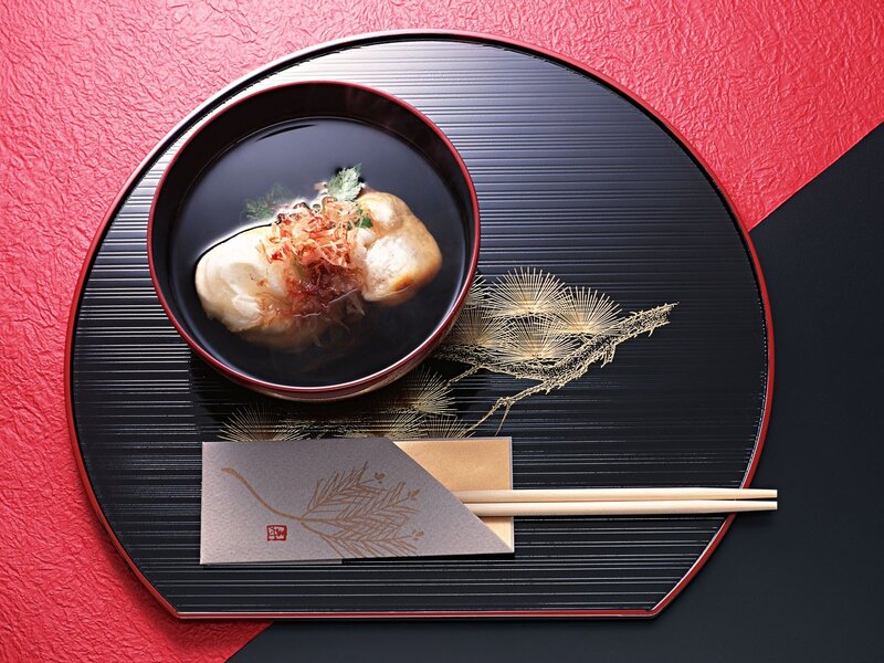 Japanese Soup Dish — Red