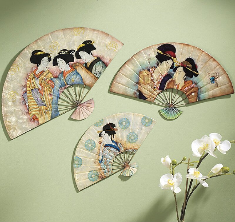 Japanese-style Fans on Wall