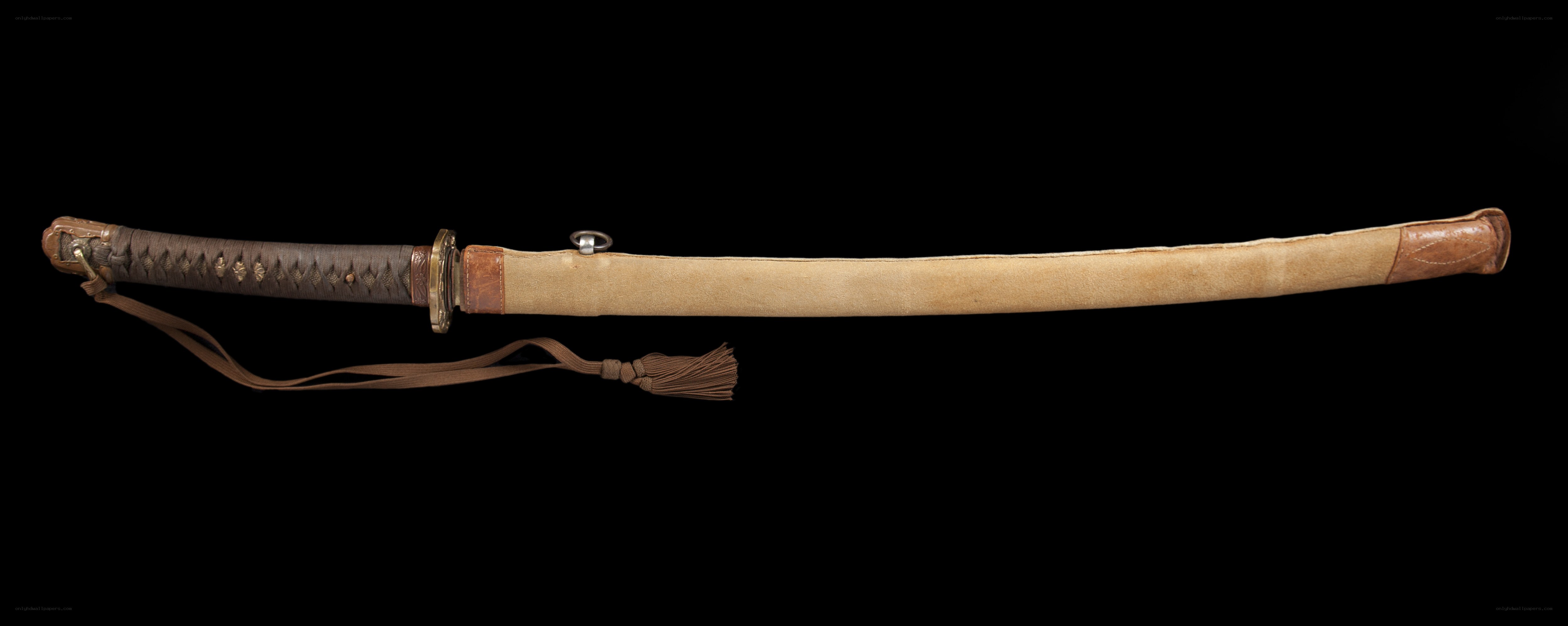Japanese sword in scabbard