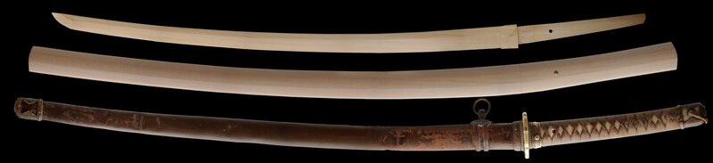 Japanese sword with scabbard