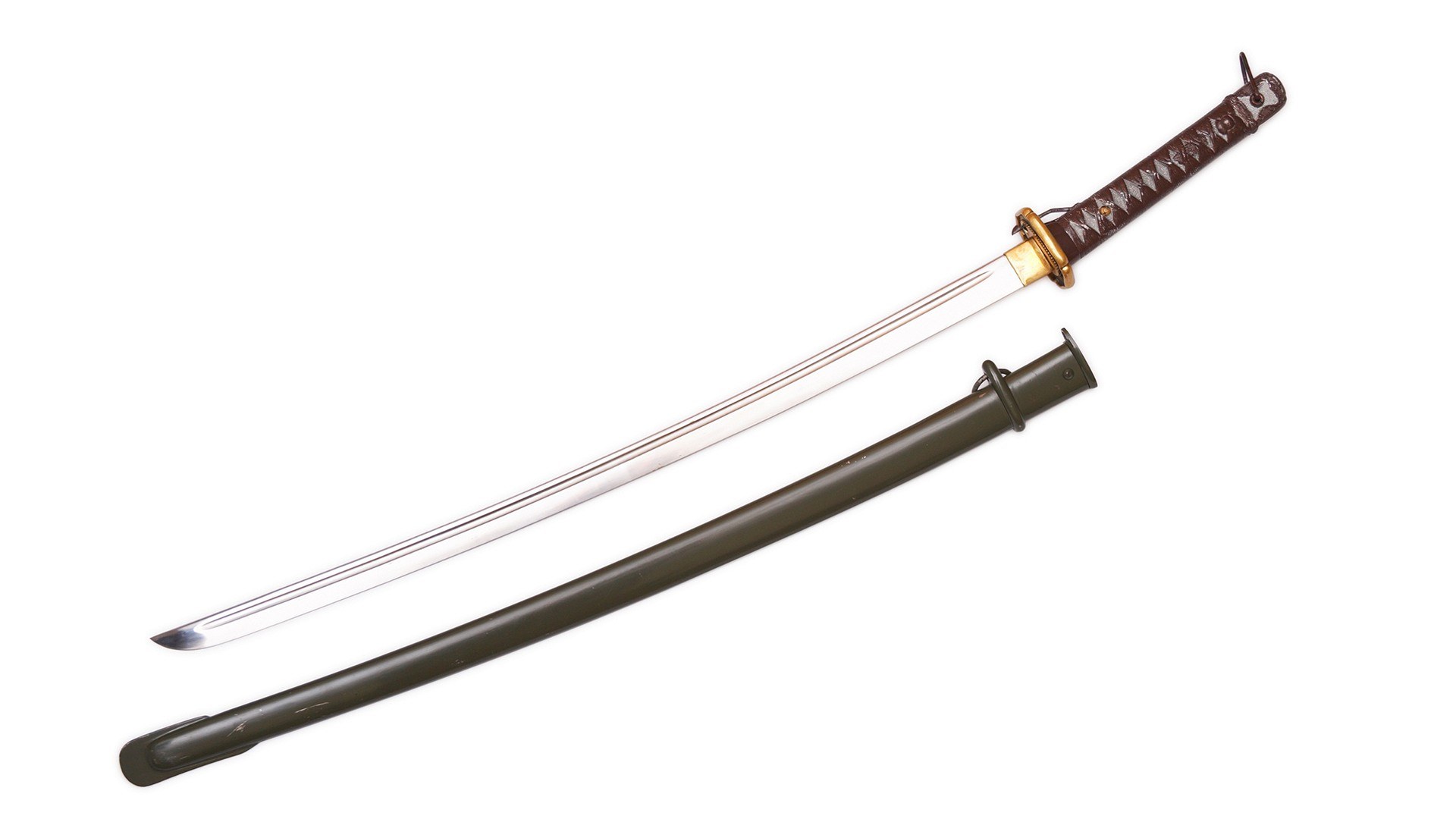 Japanese sword with scabbard