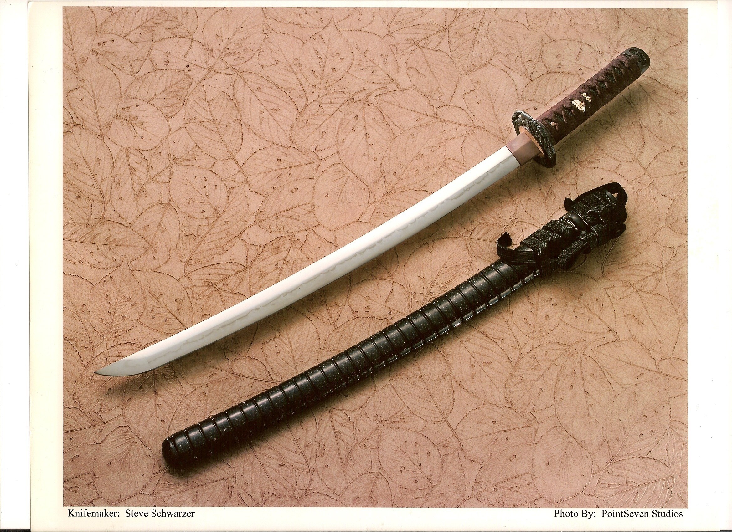 Japanese sword with scabbard