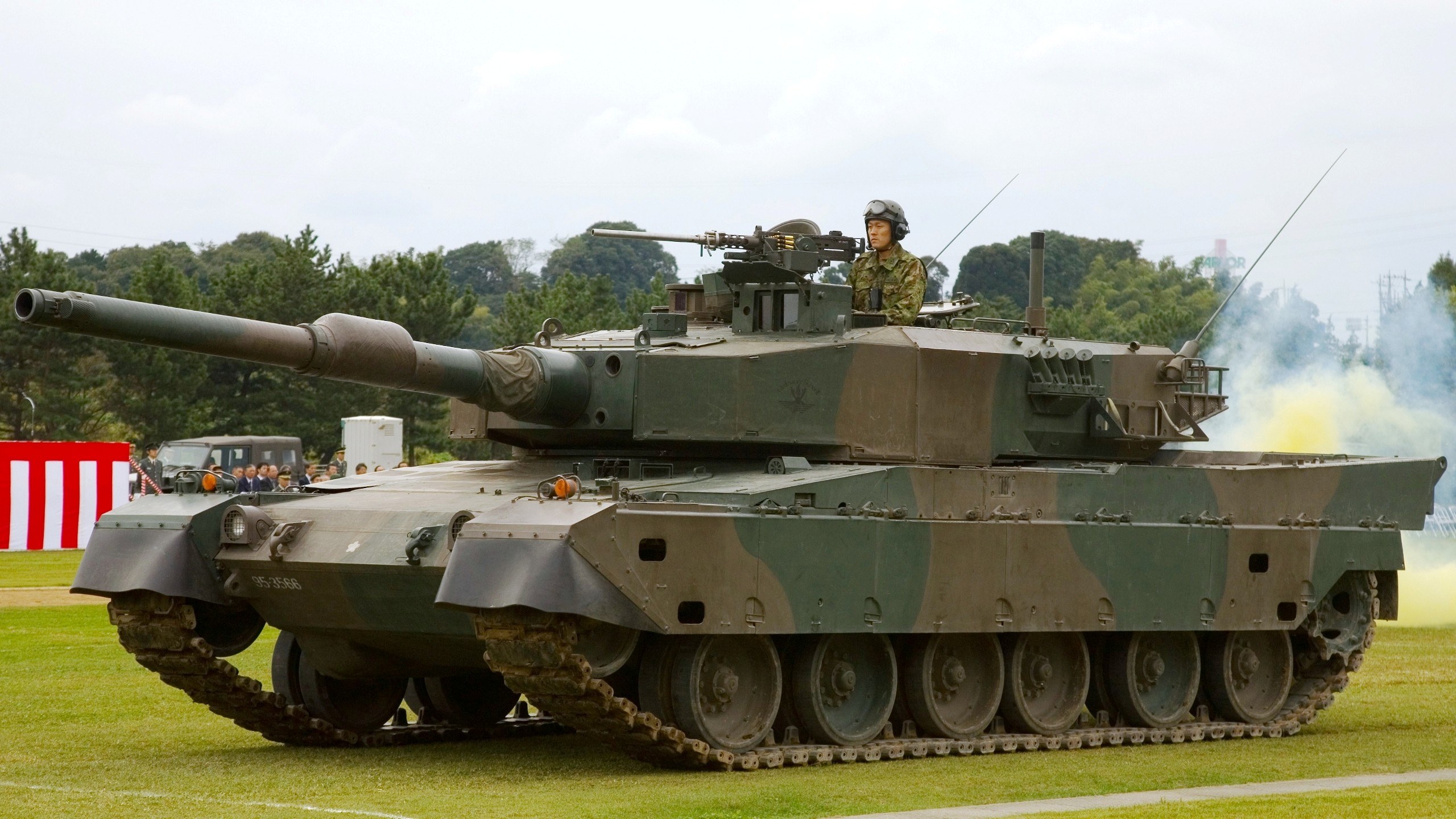 Japanese tank demonstration