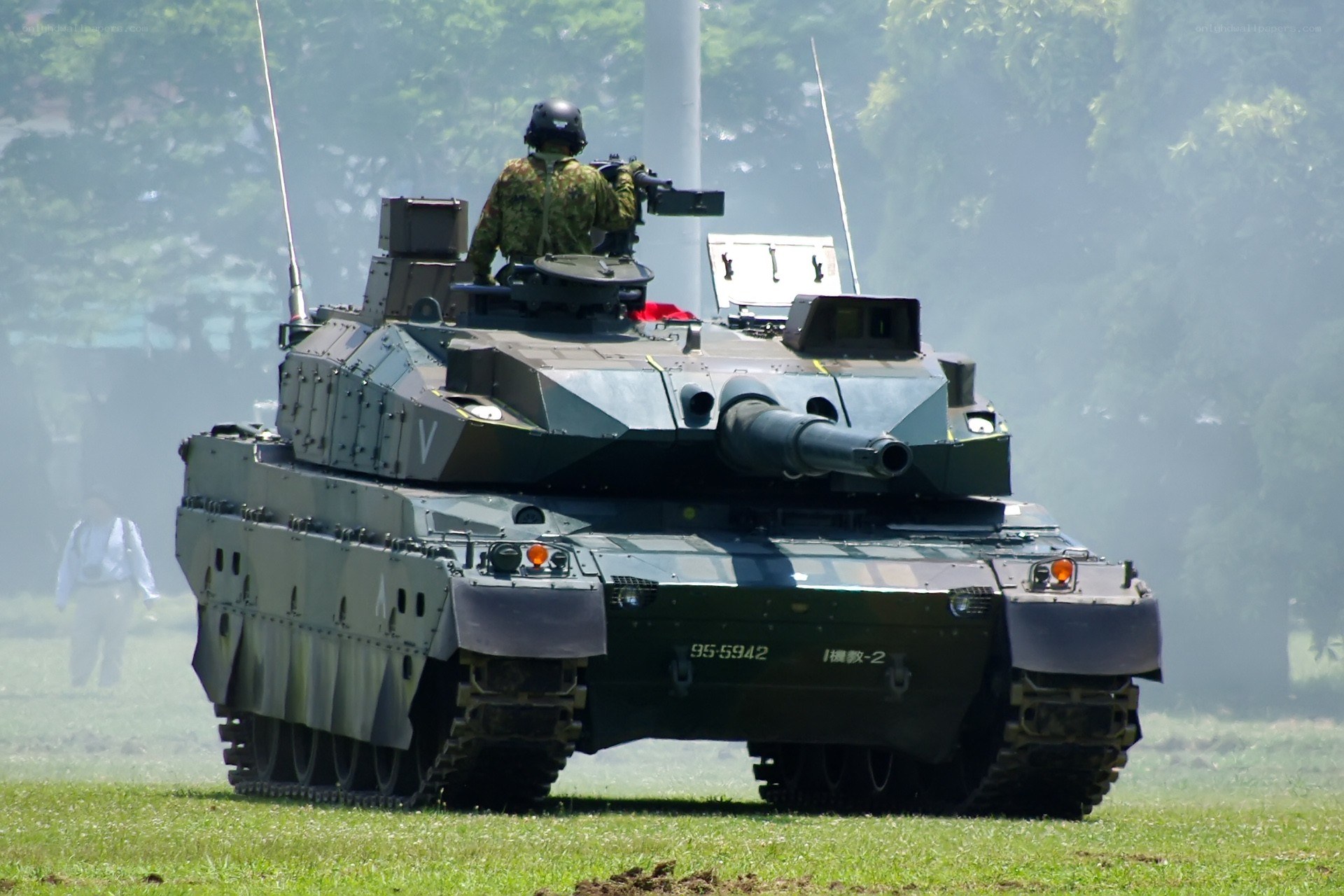 Japanese tank on display