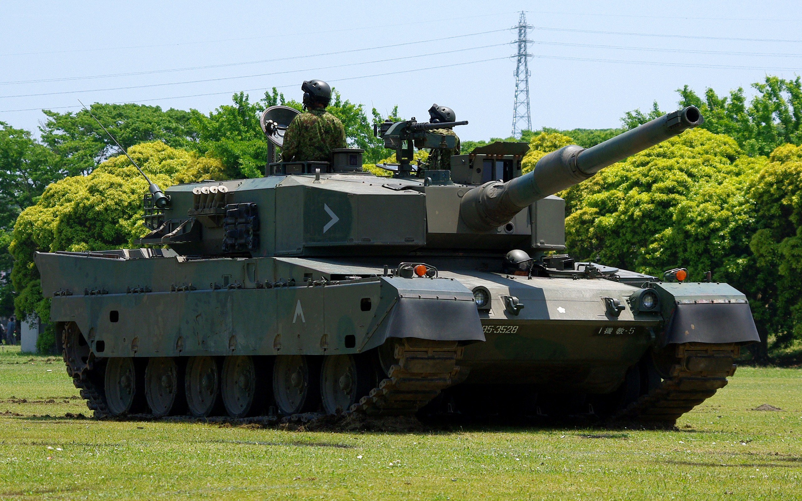 Japanese tank on display