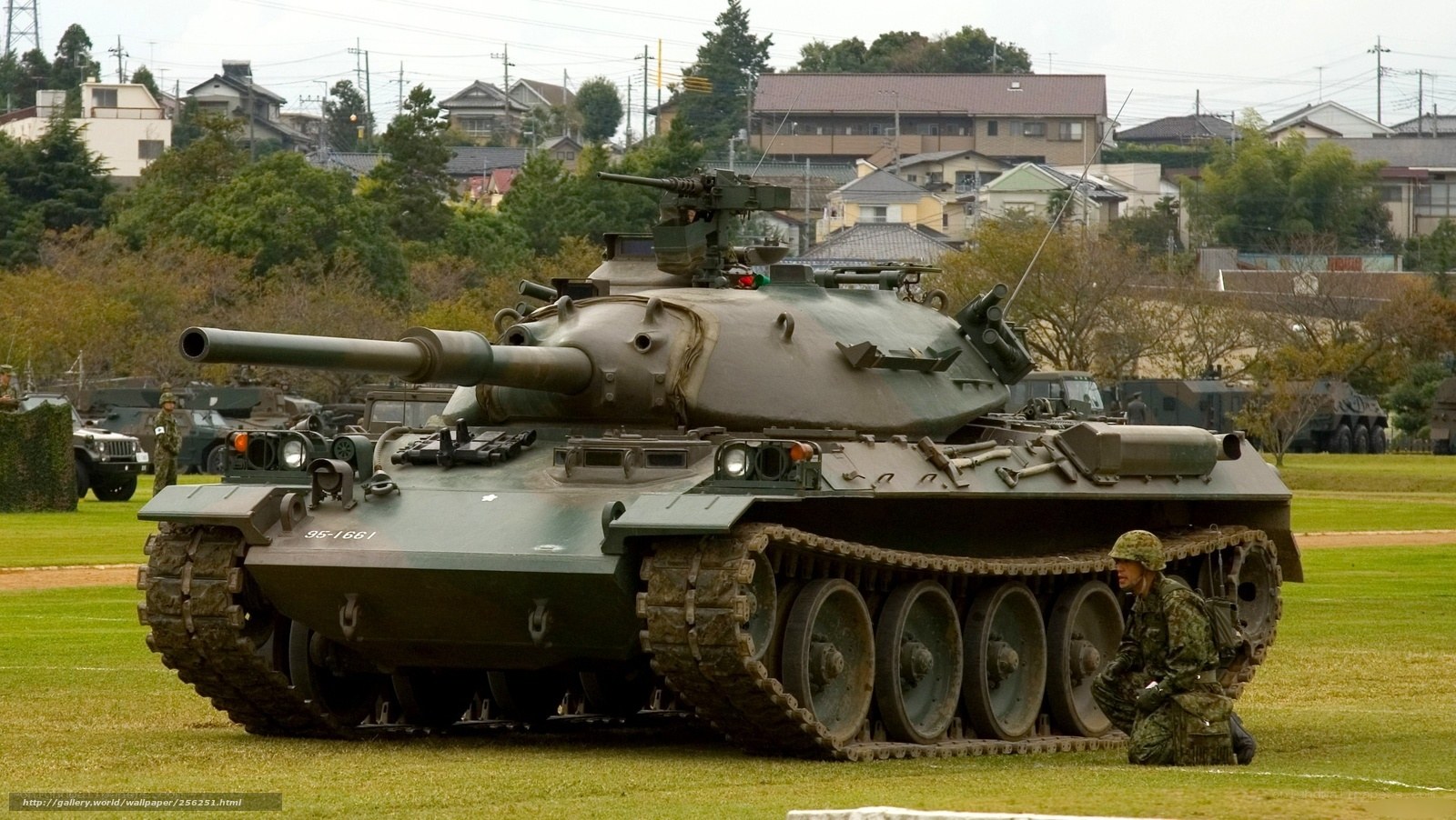 Japanese tank on display