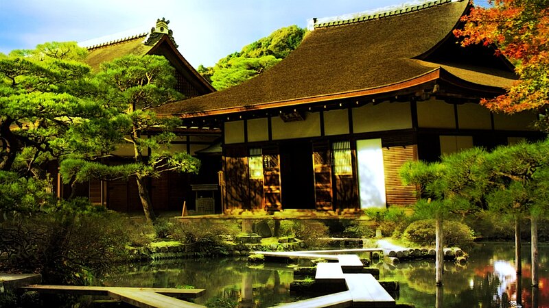 Japanese temple garden