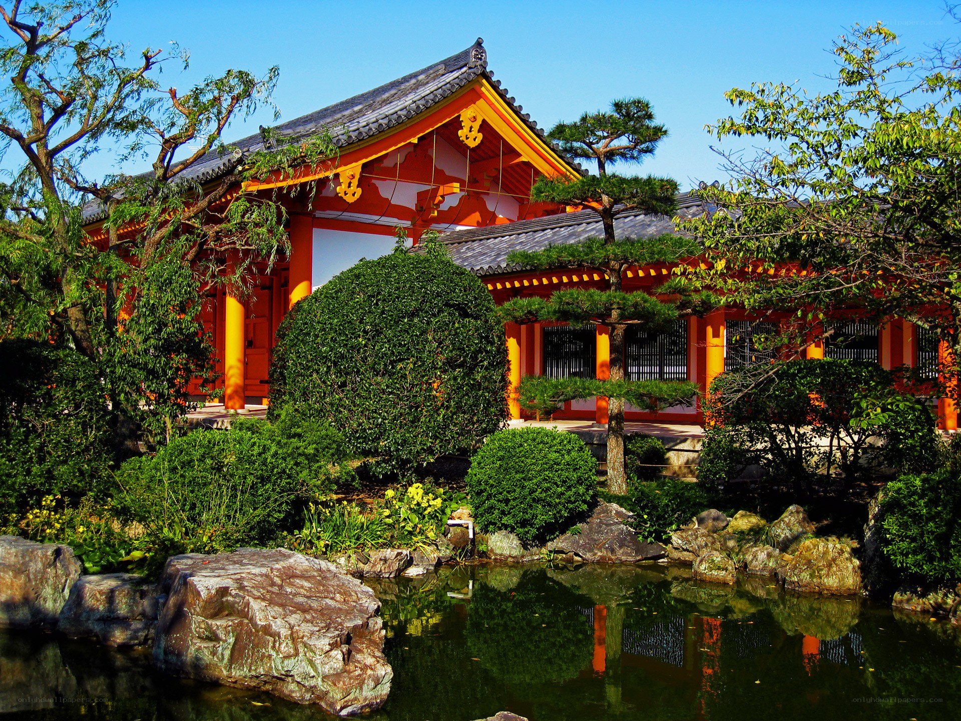 Japanese temple garden