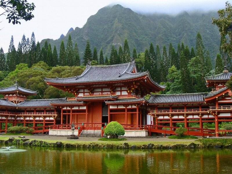 Japanese temple in Hawaii