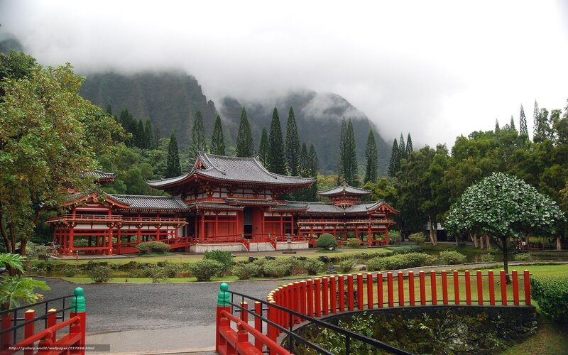 Japanese temple in Hawaii