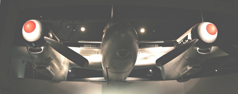 Japanese WWII aircraft on display