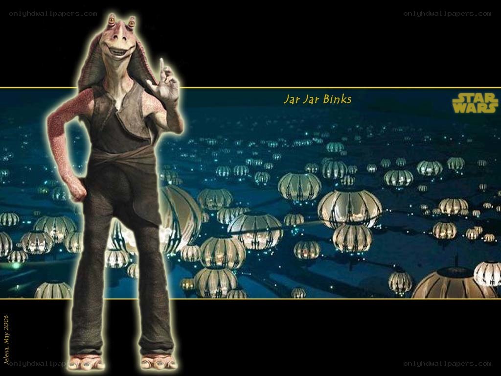 Jar Jar Binks character art