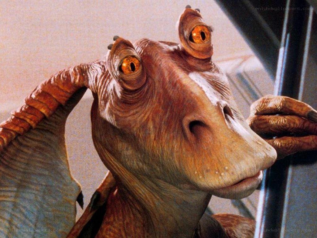 Jar Jar Binks close-up