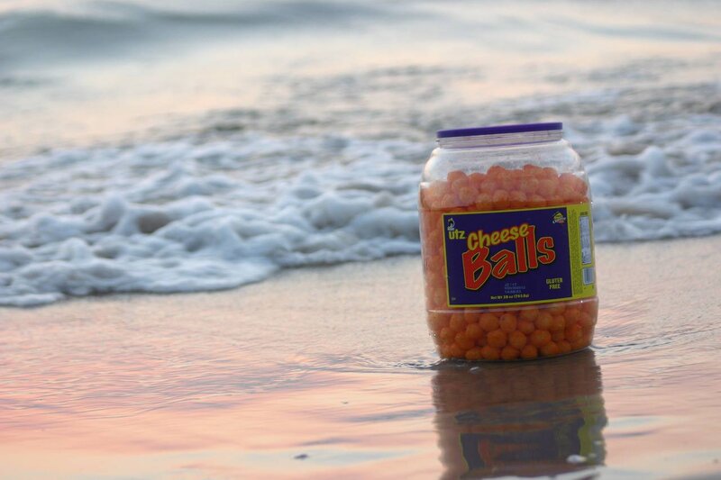 Jar of Cheese Balls