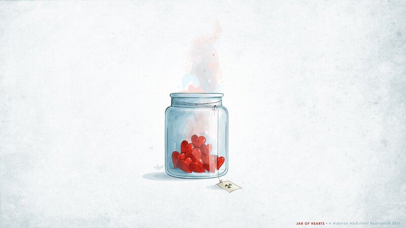 Jar of Hearts illustration